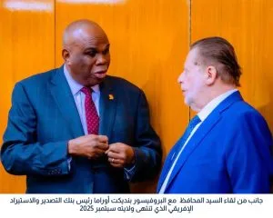 محافظ البنك المركزي يشارك في الاجتماعات السنوية لبنك التصدير والاستيراد الأفريقي في أبوجا