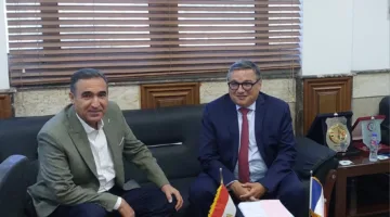 رئيس “الخدمات البيطرية” يناقش مع المستشار الزراعي الفرنسي الإقليمي سبل تعزيز التعاون المشترك