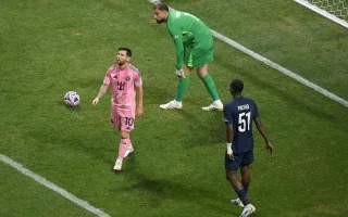 باريس سان جيرمان يتجاوز ميسي ويخرجه من بطولة كأس العالم للأندية.