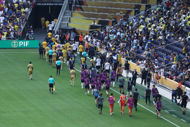 Club World Cup clash suspended with players herded off pitch in FIFTH  delayed game of tournament | The Sun