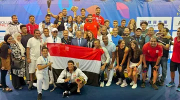 وزير الرياضة يبارك لمنتخب الخماسي بعد فوزه بخمس ميداليات في بطولة العالم للناشئين