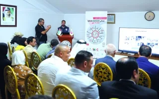 وفد برلماني عربي يتفقد المستشفى الإماراتي العائم في العريش
