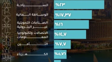 اكتشف أبرز القطاعات المتنامية في الربع الثالث من السنة المالية الحالية (إنفوجراف)