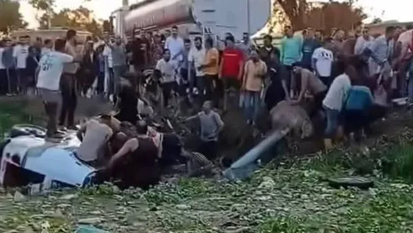 حادثة وفاة مأساوية: 6 أشخاص يفقدون حياتهم في ترعة بمنية سندب