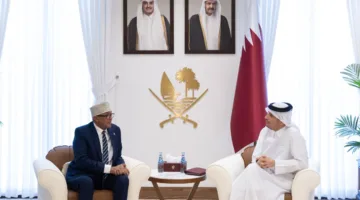 رئيس الوزراء ووزير الخارجية يستقبل رئيس إقليم أرض الصومال