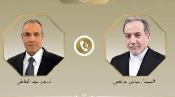مكالمة هاتفية بين وزير الخارجية ووزير الهجرة ونظيره الإيراني