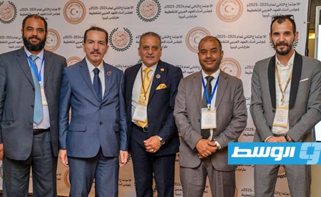 من اجتماع لمجلس أمناء المعهد العربي للتخطيط، في العاصمة طرابلس، 29 يونيو 2025. (وزارة التخطيط)