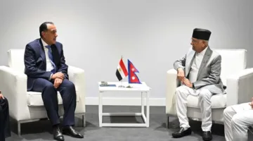 رئيس الوزراء: مصر أول دولة في إفريقيا تعترف بنيبال ونسعى لتعزيز التعاون المشترك