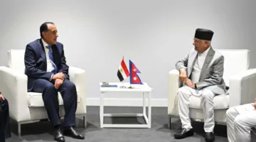 رئيس الوزراء يقترح إقامة منتدى لرجال الأعمال بين مصر ونيبال