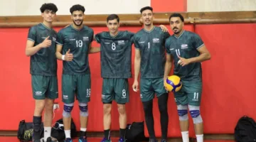 فريق الطائرة الأخضر يستمر في معسكره بالقاهرة استعداداً لبطولة غرب آسيا