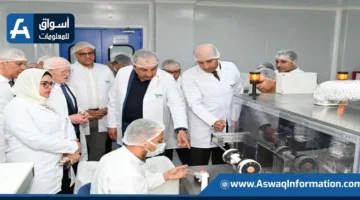 وزير قطاع الأعمال العام يزور مصانع شركة النصر للكيماويات الدوائية في القليوبية | صور