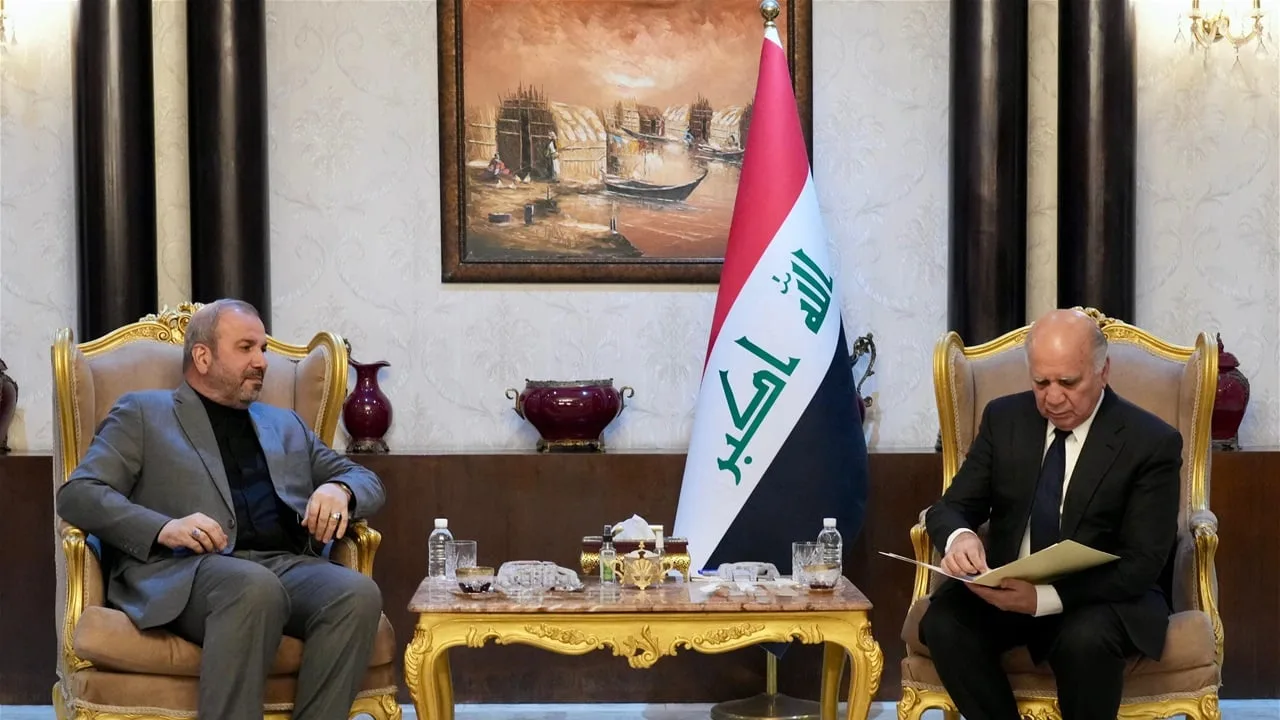 رسالة من إيران إلى العراق تتعلق بالوضع في المنطقة