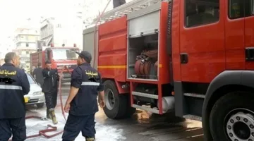 الدفاع المدني ينجح في إخماد حريق في مخبز بمدينة 6 أكتوبر