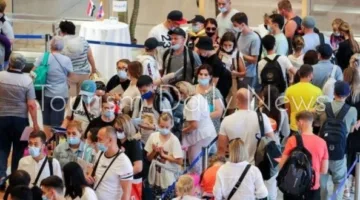 20 ألف زائر يصلون إلى مطار الغردقة عبر 112 رحلة طيران اليوم