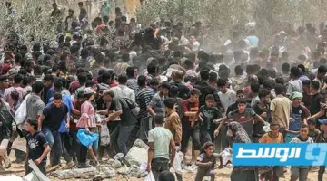 20 شهيداً جراء قصف جيش الاحتلال بالقرب من مركز توزيع المساعدات في غزة