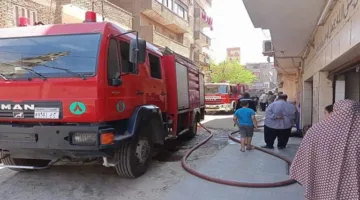 قوات الدفاع المدني في الفيوم تتصدى لحريق في مزرعة ماشية دون تسجيل إصابات بشرية.