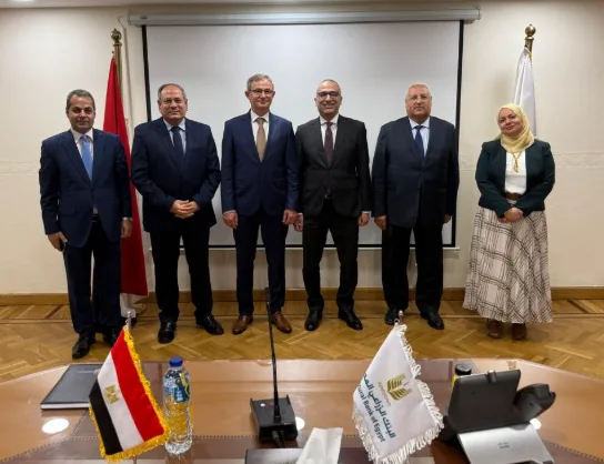 البنك الزراعي المصري يستضيف وزير الزراعة الصربي لتعزيز التعاون واستعراض جهود البنك في دعم التنمية الزراعية البنك الزراعي المصري يستضيف وزير الزراعة الصربي لتعزيز التعاون واستعراض جهود البنك في دعم التنمية الزراعية