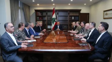 الرئيس اللبناني يقود اجتماعًا عسكريًا أمنيًا لمناقشة الأحداث الحالية