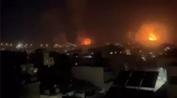 الدفاع المدني السوري: اندلاع حرائق في القنيطرة ودرعا نتيجة سقوط بقايا صواريخ وطائرات مسيرة إيرانية