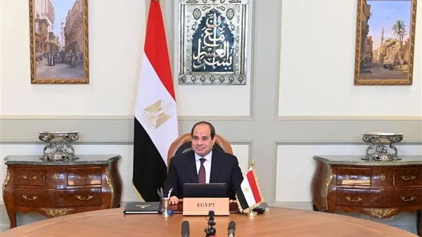 السيسي يؤكد على ضرورة تعزيز الاعتراف بالدولة الفلسطينية تماشياً مع مبدأ حل الدولتين. السيسي يؤكد على ضرورة تعزيز الاعتراف بالدولة الفلسطينية تماشياً مع مبدأ حل الدولتين.
