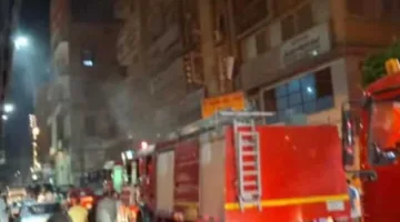 4 سيارات إسعاف وفِرق دفاع مدني للتعامل مع حريق في مركز الولادة بالمنيا