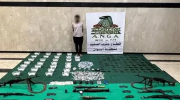 مقتل خمسة أفراد خطرين والقبض على سادس خلال تبادل إطلاق نار مع الأمن في أسوان، مما أسفر عن إصابة ضابط.