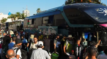 القافلة التضامنية ‘الصمود’ تغادر تونس بهدف ‘رفع الحصار’ عن غزة
