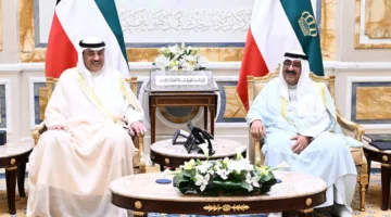 سمو أمير البلاد يستضيف سمو ولي العهد
