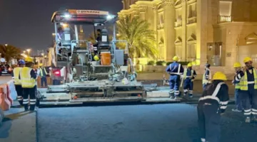 وزارة الأشغال تتابع أعمال صيانة الطرق في العديلية