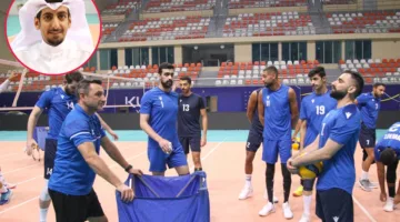 فريق أزرق الطائرة يخضع للتدريبات في تونس تحضيراً لبطولة غرب آسيا