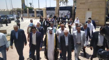محافظ شمال سيناء يرحب بوفد البرلمان العربي خلال زيارة دعم لقطاع غزة