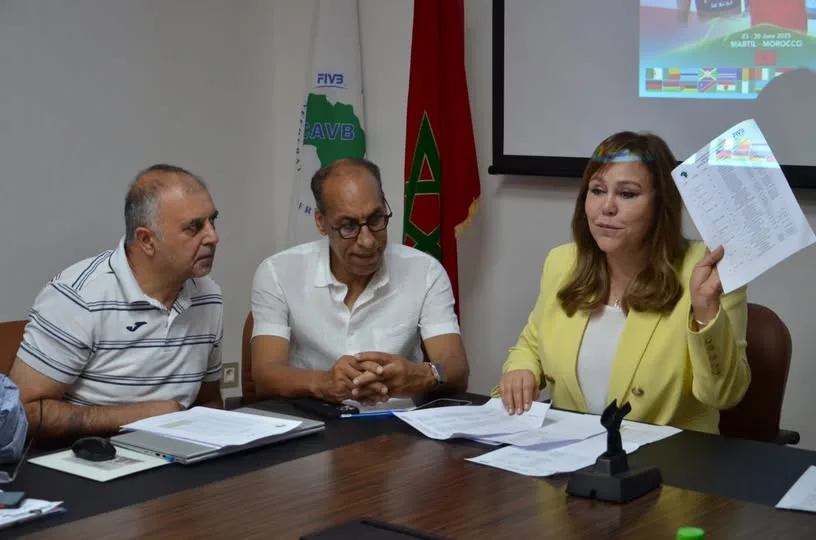بشرى حجيج تكشف عن تفاصيل البطولة الإفريقية للكرة الطائرة الشاطئية في المغرب بشرى حجيج تكشف عن تفاصيل البطولة الإفريقية للكرة الطائرة الشاطئية في المغرب