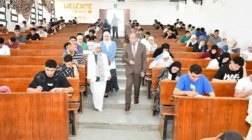 تنظيم اختبارات نهاية العام الأكاديمي بجامعة قناة السويس