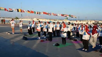 السفارة الهندية تقيم احتفالية بمناسبة اليوم العالمي لليوجا في ساحة السلام بشرم الشيخ