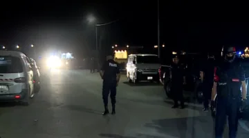 تحطم قطع من طائرة مسيرة في منطقة الطرة ببلدية الرمثا نتيجة انفجار.