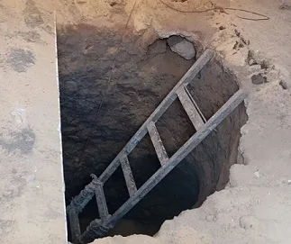 مصدر لـ الشروق: أمفورة رومانية مخصصة لنقل النبيذ والزيوت في موقع حفرة قصر ثقافة الطفل بالأقصر