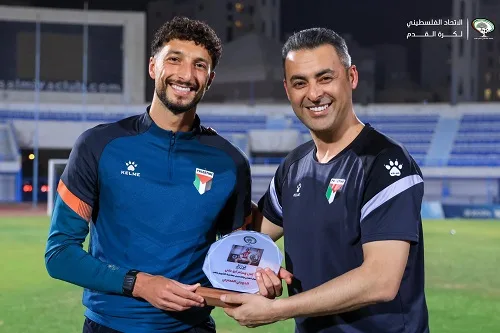 الاتحاد الفلسطيني يحتفي بوسام أبو علي