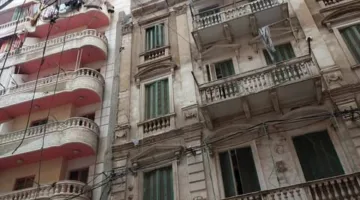 إطفاء حريق في بناية غير مأهولة في منطقة الجمرك بالإسكندرية