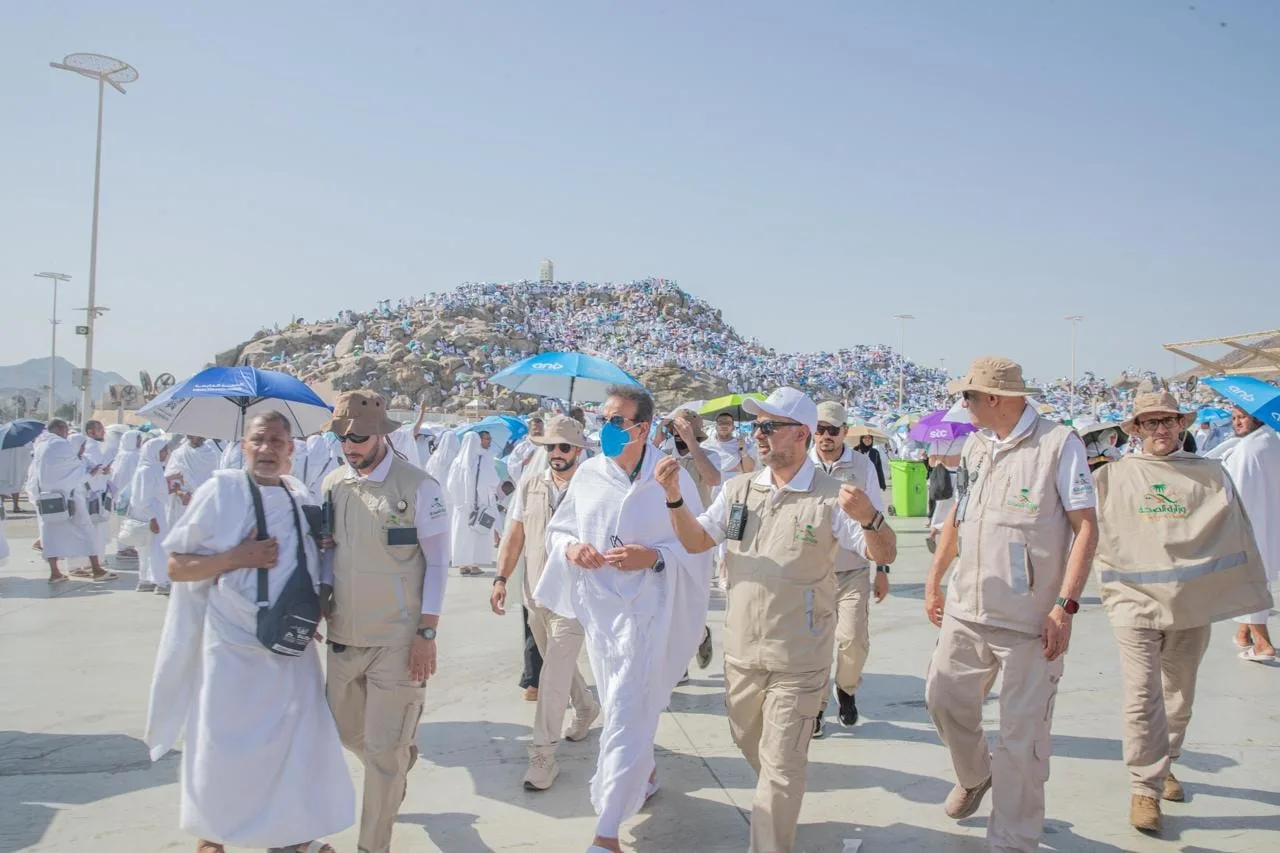 وزير الصحة يناقش مع نظيره السعودي أوضاع الحجاج المصريين الصحية وزير الصحة يناقش مع نظيره السعودي أوضاع الحجاج المصريين الصحية