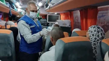 “صحة جنوب سيناء” تراقب عودة الحجاج المصريين عبر ميناء نويبع البحري