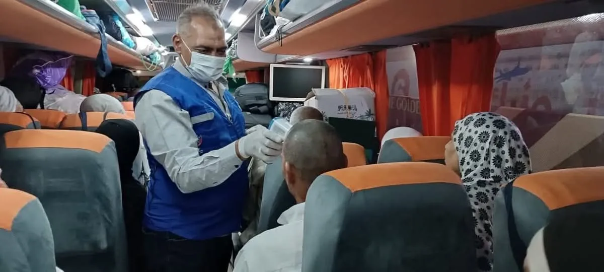 “صحة جنوب سيناء” تراقب عودة الحجاج المصريين عبر ميناء نويبع البحري “صحة جنوب سيناء” تراقب عودة الحجاج المصريين عبر ميناء نويبع البحري