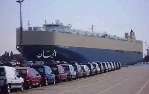 وصول 330 سيارة من السعودية إلى ميناء بورتوفيق وصول 330 سيارة من السعودية إلى ميناء بورتوفيق