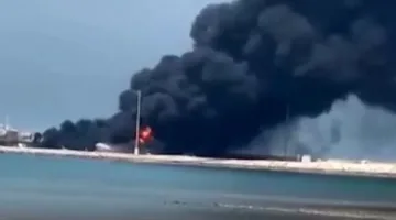 إيران: اعتداء على منشأة نفطية في طهران واندلاع حريق ضخم فيها