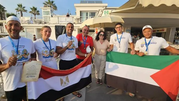 مصر تحرز إنجازاً جديداً في سباق كابري-نابولي بإيطاليا مصر تحرز إنجازاً جديداً في سباق كابري-نابولي بإيطاليا
