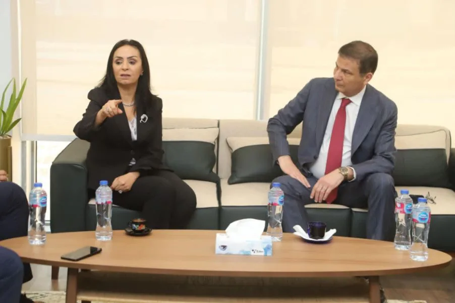 وزيرا الزراعة والتضامن يزوران فرع البنك الزراعي المصري في العاصمة الإدارية الجديدة