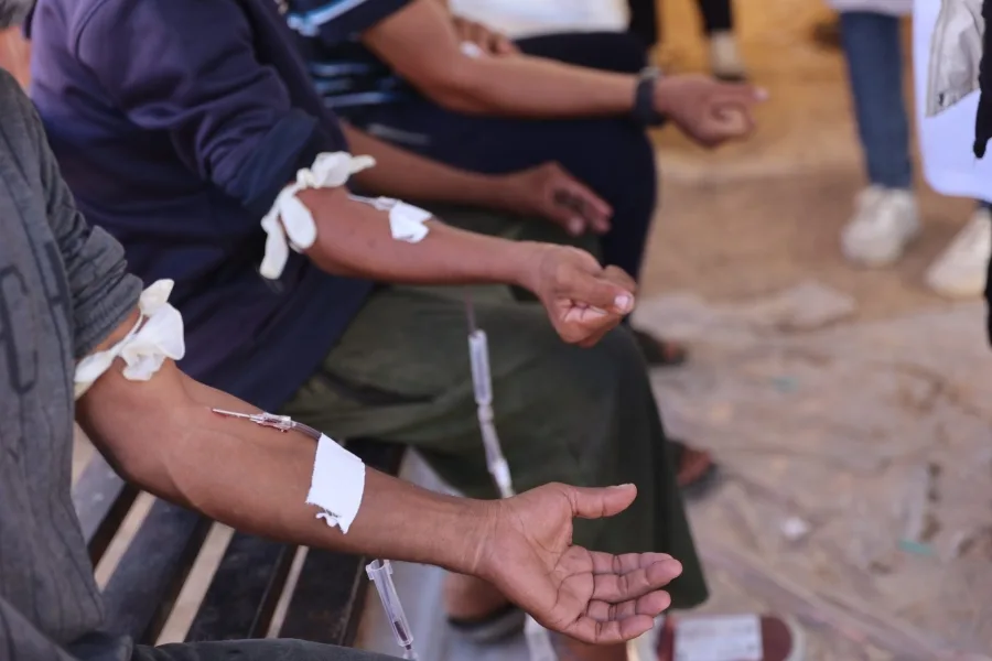 غزة: وصول أكياس دم تبرعت بها الأردن إلى القطاع