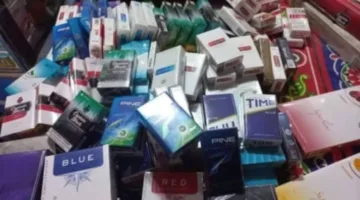 ضبط سجائر غير مصرح بها في الشيخ زويد بشمال سيناء