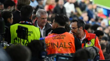 موت مشجع خلال نهائي بطولة دوري الأمم الأوروبية