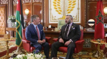 الملك يُهنئ الملك الأردني بمناسبة عيد الجلوس الملكي.