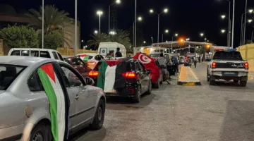 قافلة الدعم المغاربية لكسر الحصار عن غزة تتجه نحو مصراتة